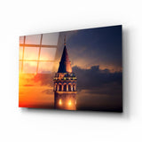 Galata -Turm Glasbild