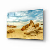 Arte de pared de vidrio de Playa