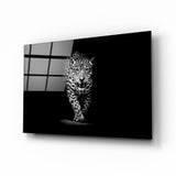 Arte della parete di vetro Leopardo