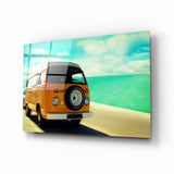 Arte della parete di vetro Vosvos Minibus