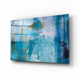 Arte della parete di vetro Blu
