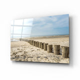 Arte della parete di vetro Spiaggia