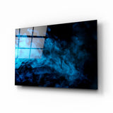 Arte della parete di vetro Fumo blu