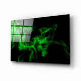 Arte della parete di vetro Fumo verde