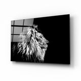 Lion Impression sur verre