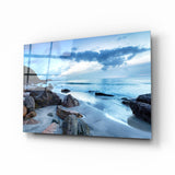 Arte della parete di vetro Paesaggio marittimo