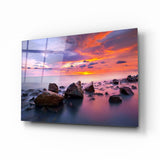 Sunset at Sea Glass Wall Art
