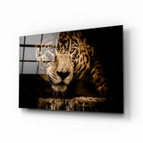 Leopard Glass Wall Art