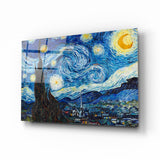 Van Gogh Stary la nuit Impression sur verre