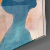 Arte della parete di vetro Ritratto donna