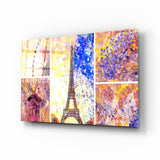 Arte de pared de vidrio de Eiffel