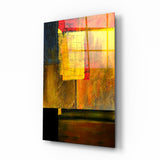 Arte de pared de vidrio de Colores abstractos