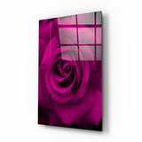 Rose Glass Wall Art