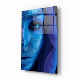 Arte de pared de vidrio de Retrato de mujer
