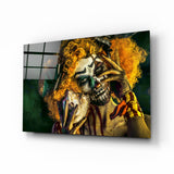 Arte della parete di vetro Clown