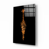 Arte della parete di vetro Giraffa