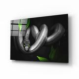 Arte de pared de vidrio de Serpiente