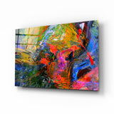 Color Explosion Glass Wall Art