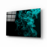 Arte della parete di vetro Fumo verde