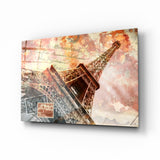 Arte de pared de vidrio de Eiffel
