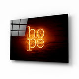 “Hope” Glass Wall Art