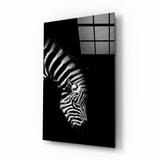 Zebra Glass Wall Art