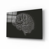 Arte de pared de vidrio de Cerebro