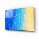 Arte de pared de vidrio de Arena de mar