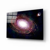 Milchstraße Glasbild