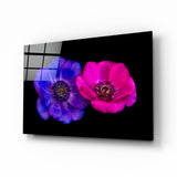 Crowned Mountain Tulip Glass Wall Art