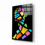 Arte della parete di vetro Spirito colorato