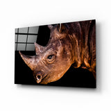 Rhino Glass Wall Art
