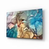 Arte de pared de vidrio de Humo de color