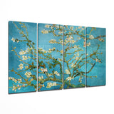Sakura 4 Pieces Mega Glass Wall Art (150x92 cm)