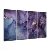 Marbre Violet Lavande Veiné tableau en verre