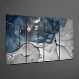 Marble 4 Pieces Mega Glass Wall Art (150x92 cm)