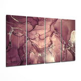 Mármol 4 piezas de arte de pared de cristal Mega (150x92 cm)