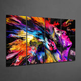 Feel the Music 4 Pieces Mega Glass Wall Art (150x92 cm)