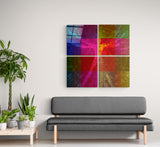 Cuadro de cristal Quadro Toque colorido - 40x40 cm