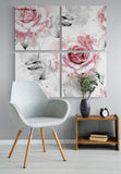 Roses Quadro Glass Wall Art