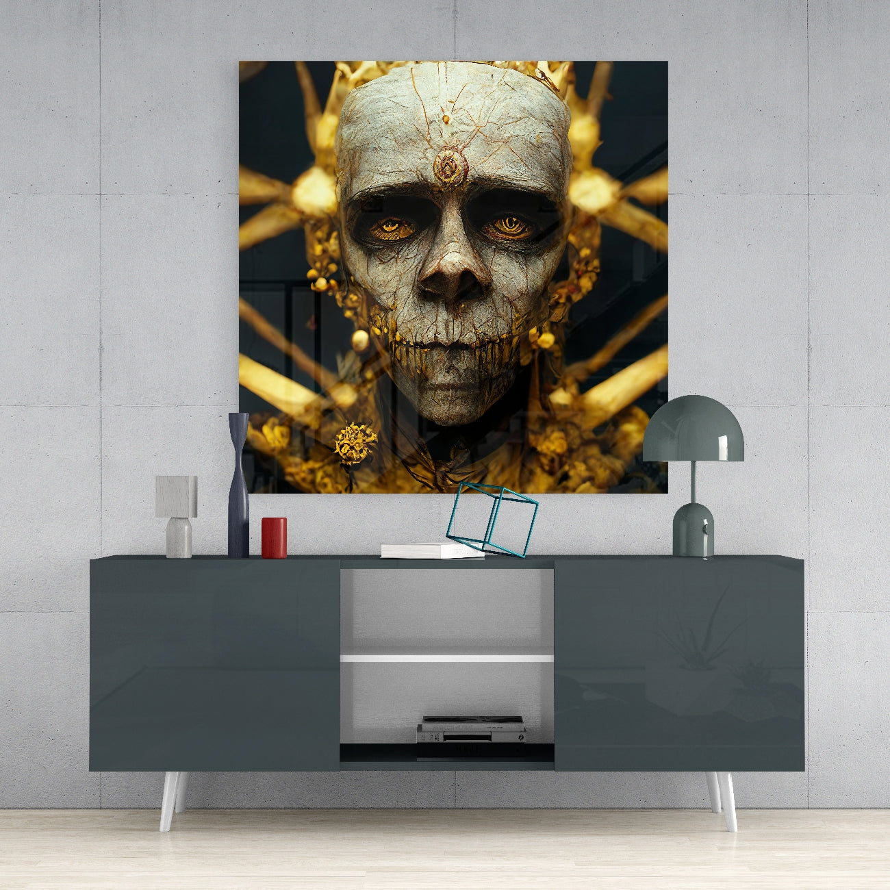 Ancient Look Glass Wall Art || Designer's Collection