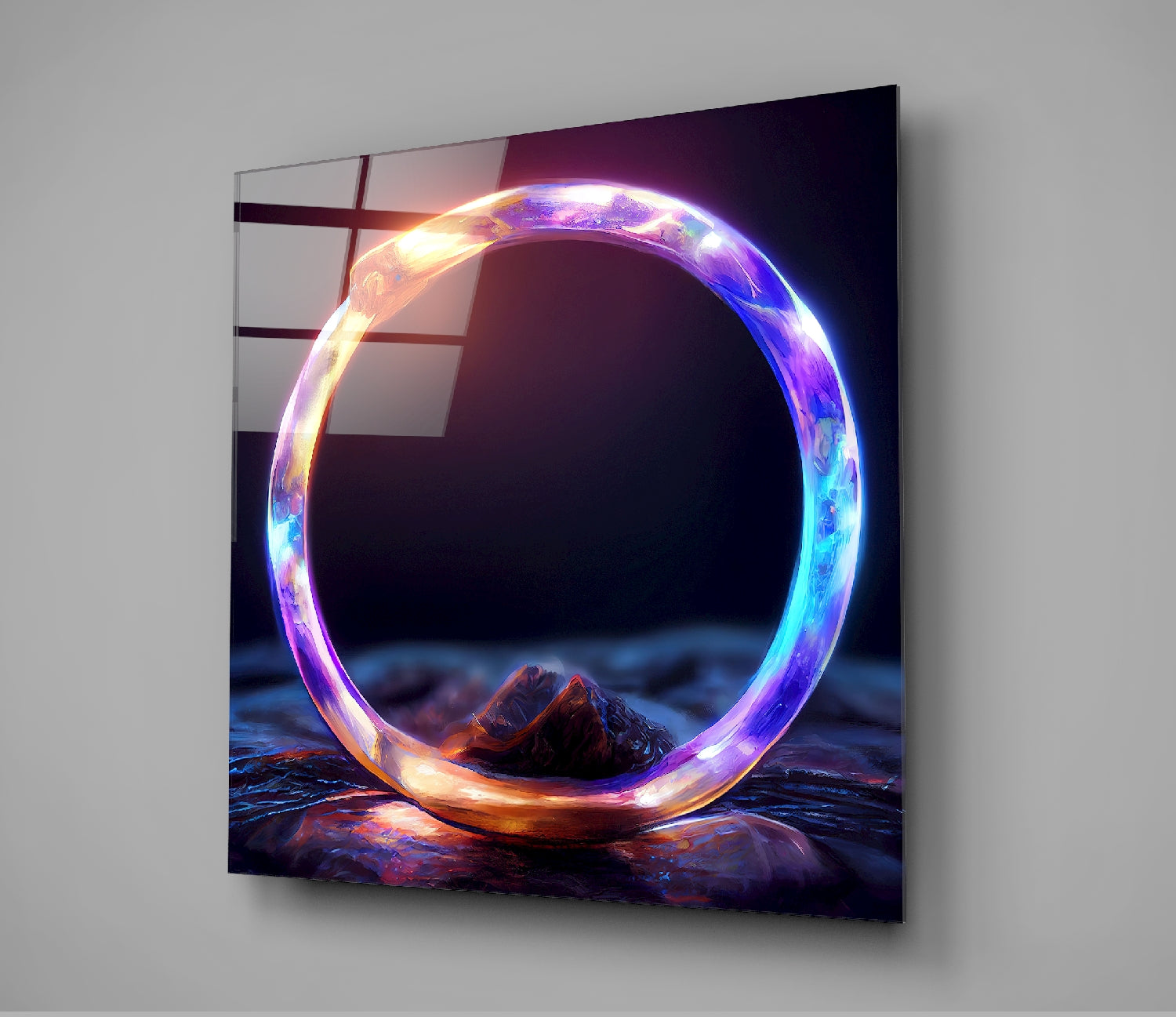 The Ring Glass Wall Art || Designer's Collection