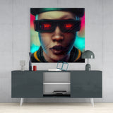 Virtual Life Glass Wall Art || Designer's Collection