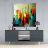 City Silhouette Glass Wall Art || Designer's Collection