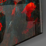 Poppy Glass Wall Art || Designer's Collection
