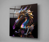 Dragon's Roar Glass Wall Art || Designer's Collection