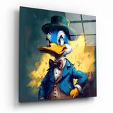 Arte della parete di vetro Darkwing Duck || Collezione di designer