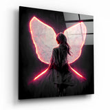 Me Flying Glass Wall Art || Designer's Collection