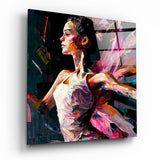 Ballerina Glass Wall Art || Designer's Collection