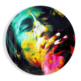 Arte della parete di vetro Bob Marley